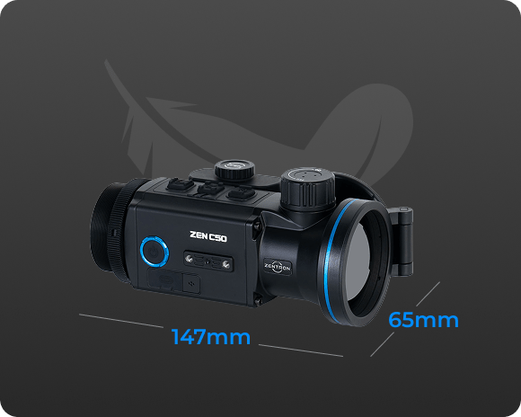 Zentron C50 compact and lightweight 390g design